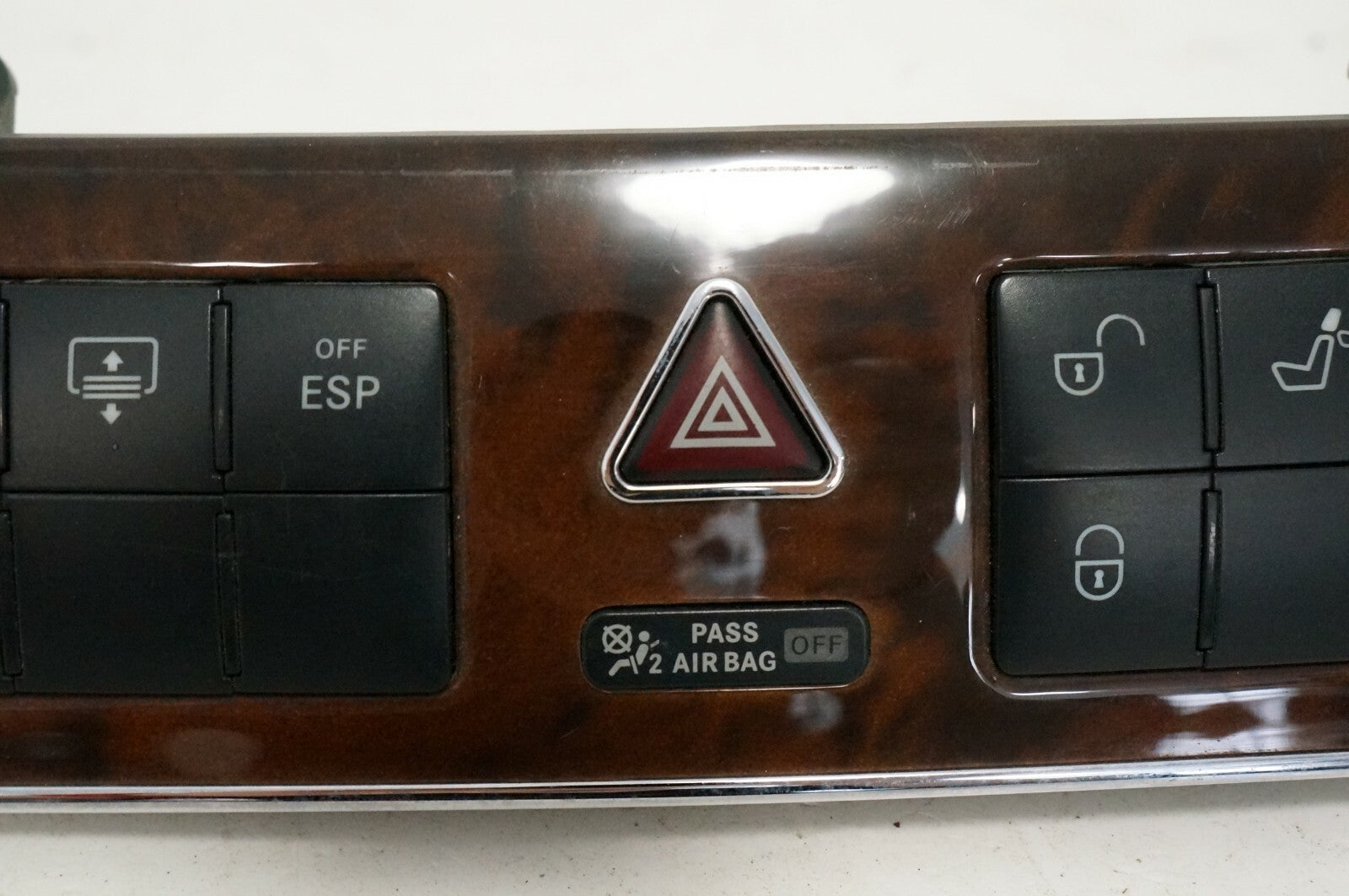 07 Mercedes W203 C320 C230 Hazard Switch Door Lock Control Panel 2038701510 OEM - Alshned Auto Parts