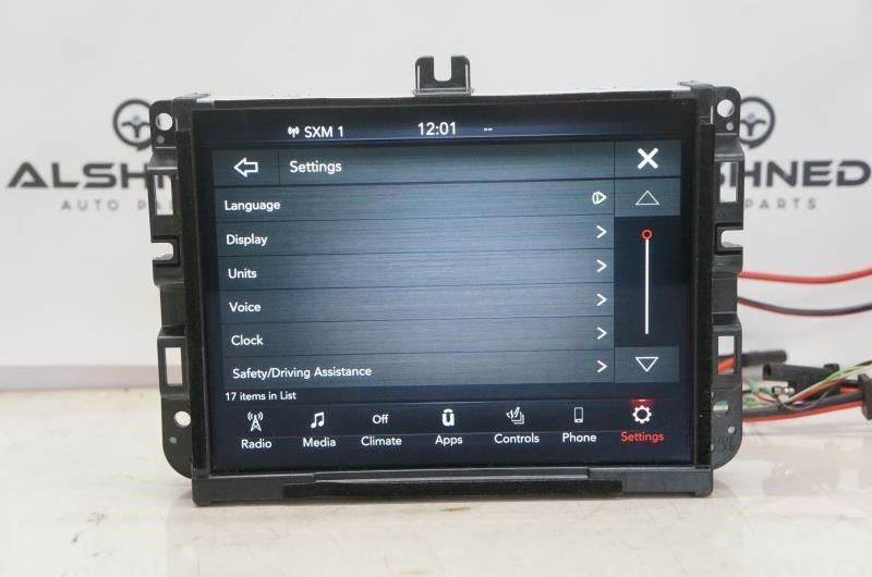 2019-2020 Ram 1500 Uconnect 8.4'' Display Audio Radio Receiver 68292209AH OEM - Alshned Auto Parts