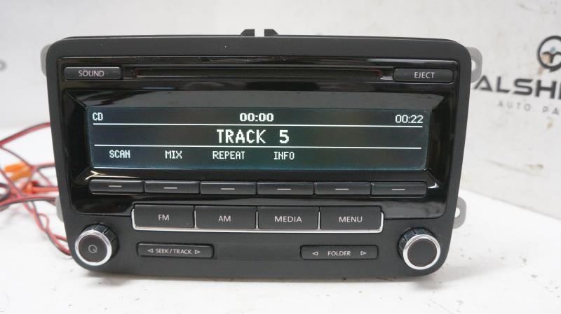 2014 Volkswagen Passat AM FM CD MP3 Radio Receiver 1K0035164D OEM *ReaD* - Alshned Auto Parts