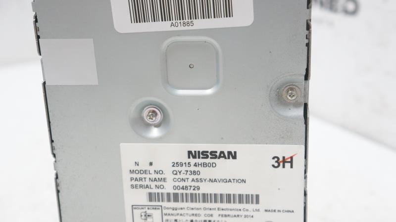 2014 Infiniti Q50 Driver Assist GPS Navigation Control Module 259154HB0D OEM - Alshned Auto Parts