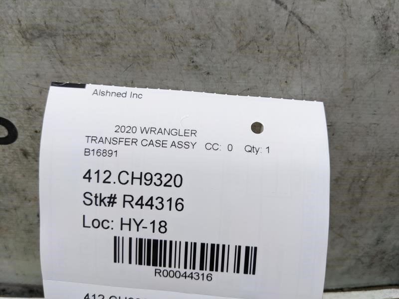 2018-2024 Jeep Wrangler Under Floor Transfer Case Skid Plate 68306215AC OEM - Alshned Auto Parts