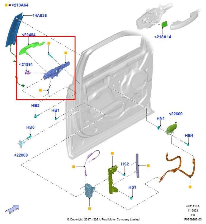 2018-24 Ford Expedition Max XLT 3.5L Front Driver Left Side Door Exterior Handle - Alshned Auto Parts