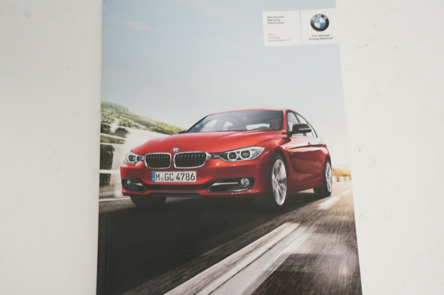 BMW 3 Series 2013 Sedan Owners Manual with Case service and warranty information - Alshned Auto Parts