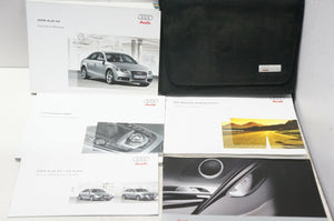2009 Audi A4 Owner's Manual Book Guide set with Case USA warranty & maintenance