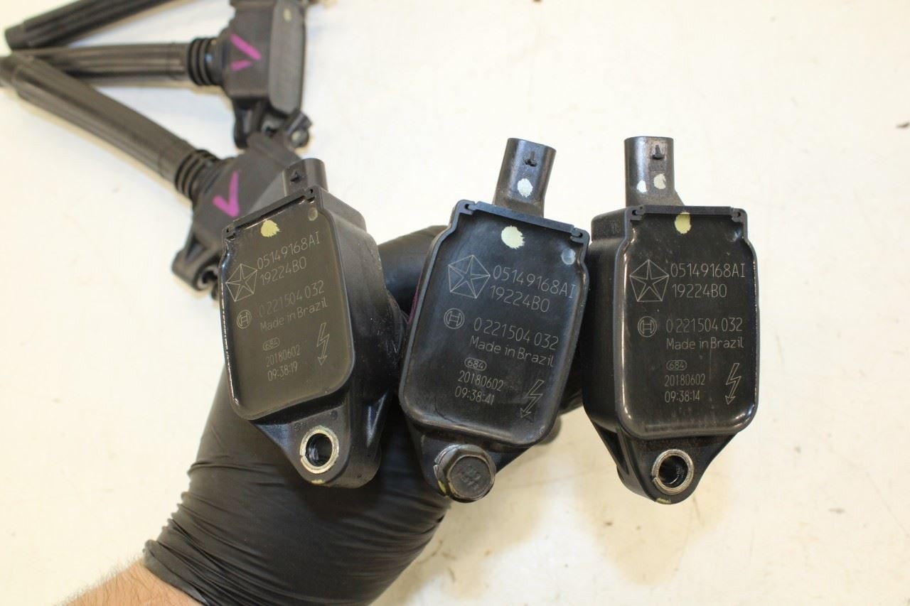 2014-2022 Jeep Cherokee Latitude 3.2L Ignition Coil Set of 6 71K 05149168AI OEM - Alshned Auto Parts