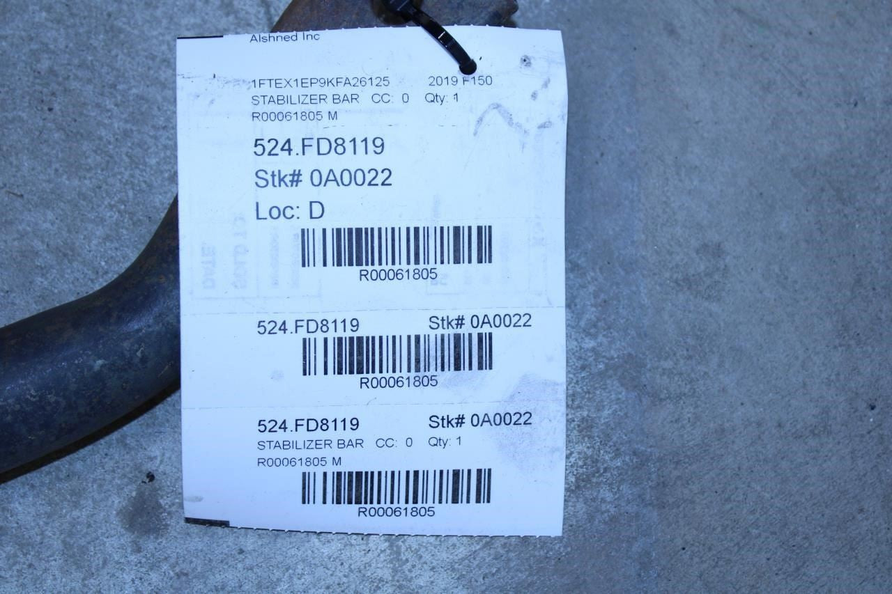 18-20 Ford F150 4WD Front Stabilizer Sway Anti-Roll Bar JL34-5494-AC OEM *ReaD* - Alshned Auto Parts