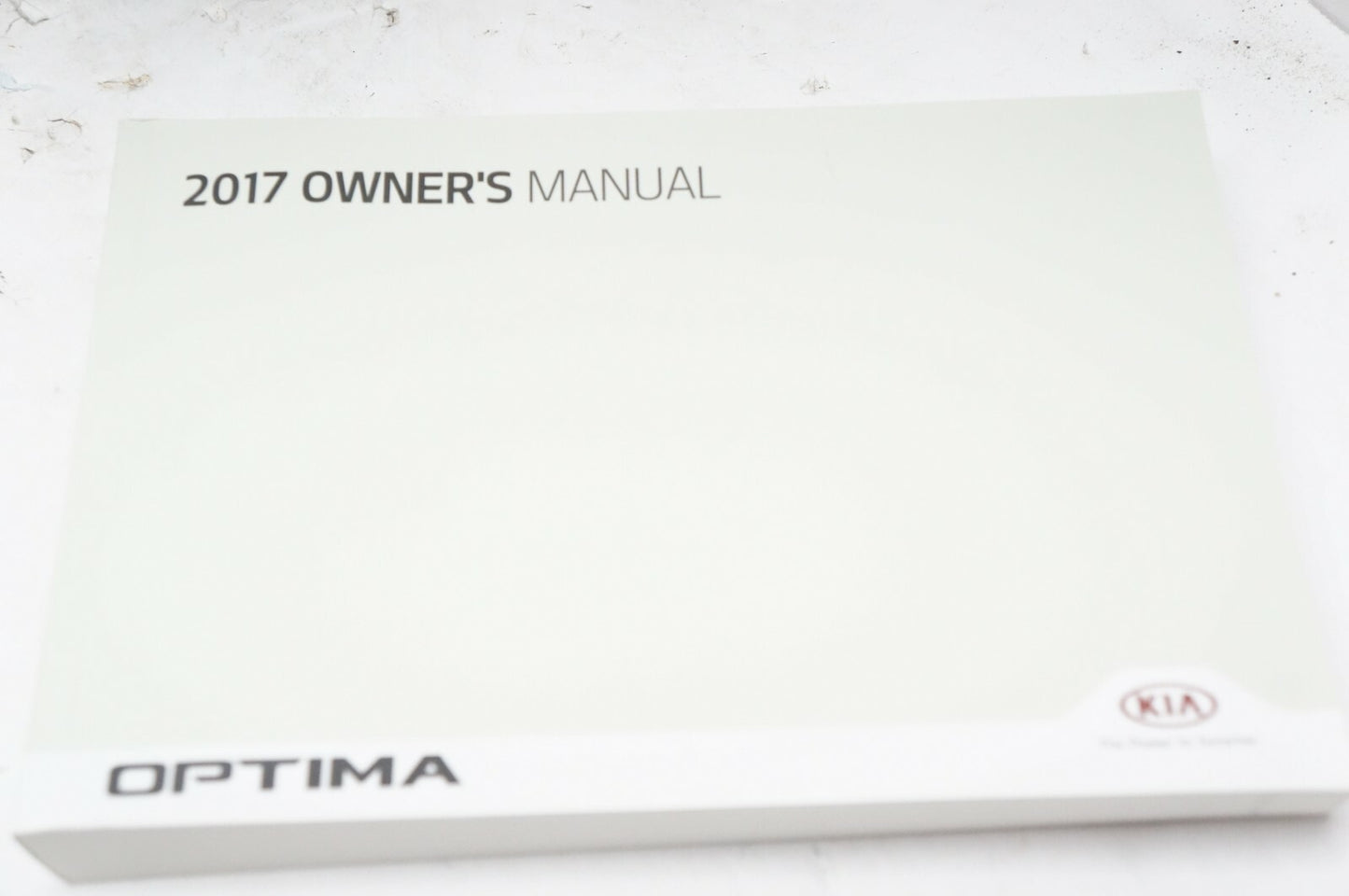 2017 Kia Optima Owner's Manual Warranty Guide with case - Alshned Auto Parts