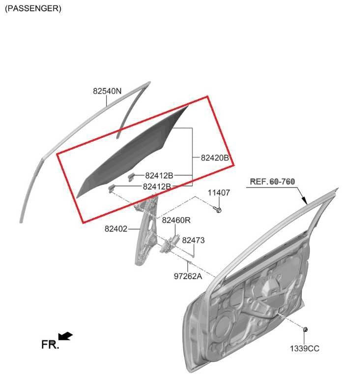 2019-2021 Hyundai Veloster Front Right Door Window Movable Glass 82420-J3000 OEM1