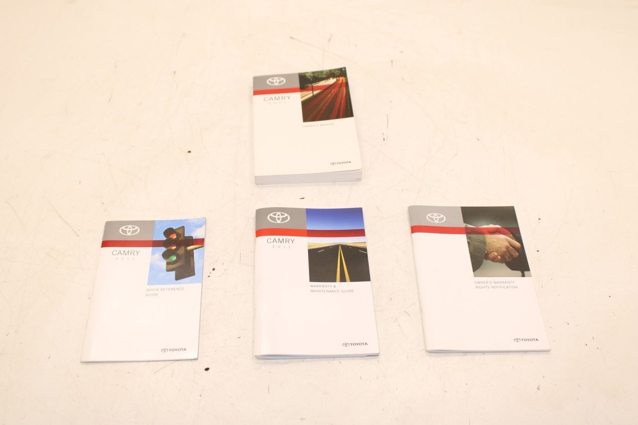 2011 Toyota Camry LE Owners Manual Set OM33897U OEM - Alshned Auto Parts