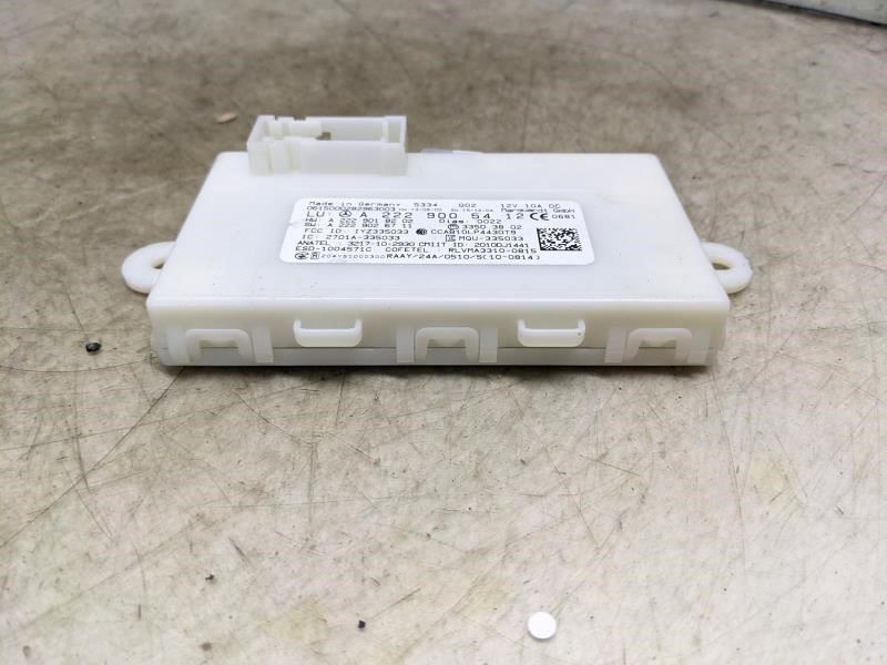 15-18 Mercedes-Benz C 300 Keyless Entry Anti Theft Control Module 222-900-54-12 - Alshned Auto Parts