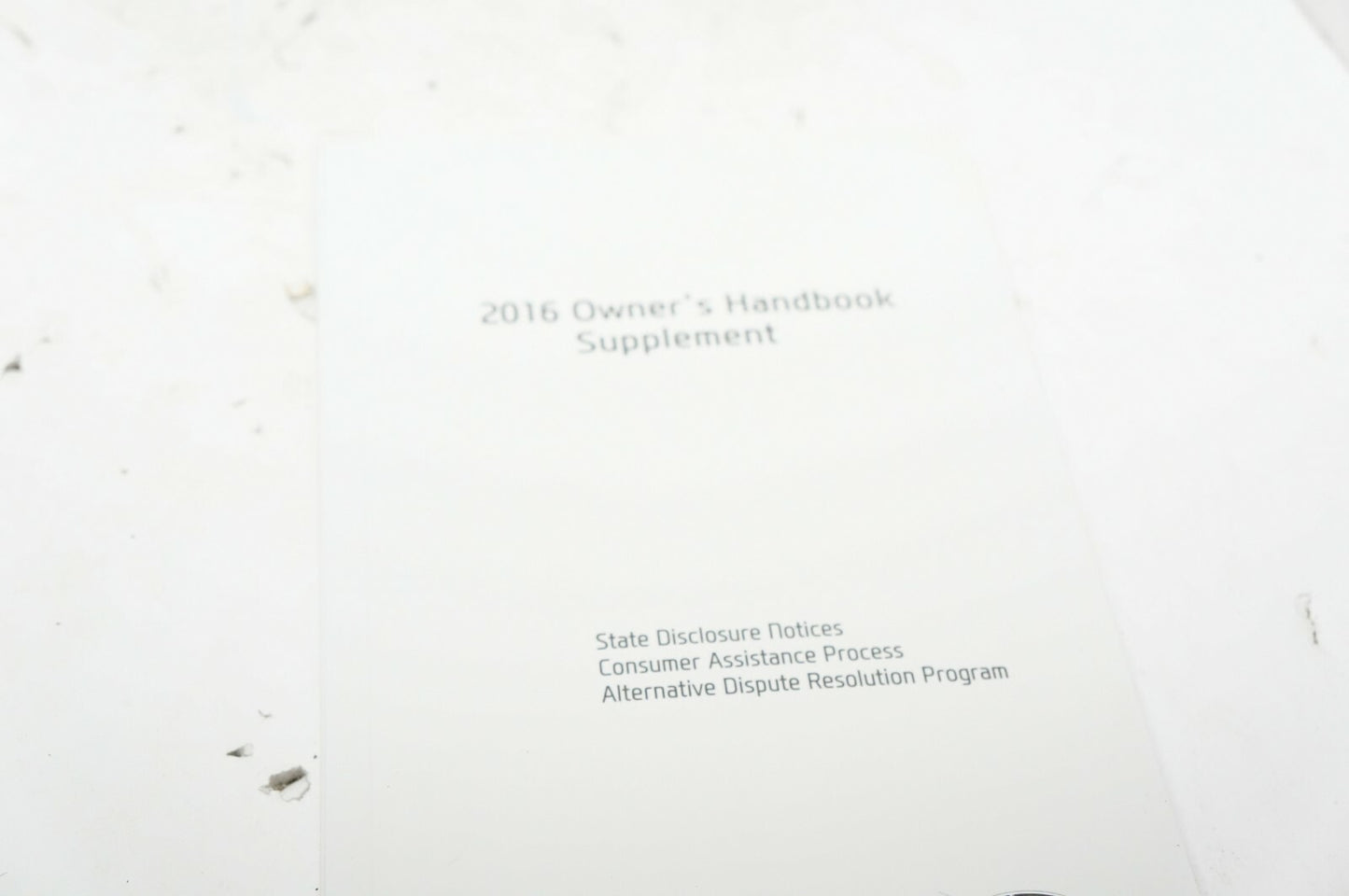 2016 Hyundai Elantra Vehicle Owner's Manual Book Guide Set with case - Alshned Auto Parts