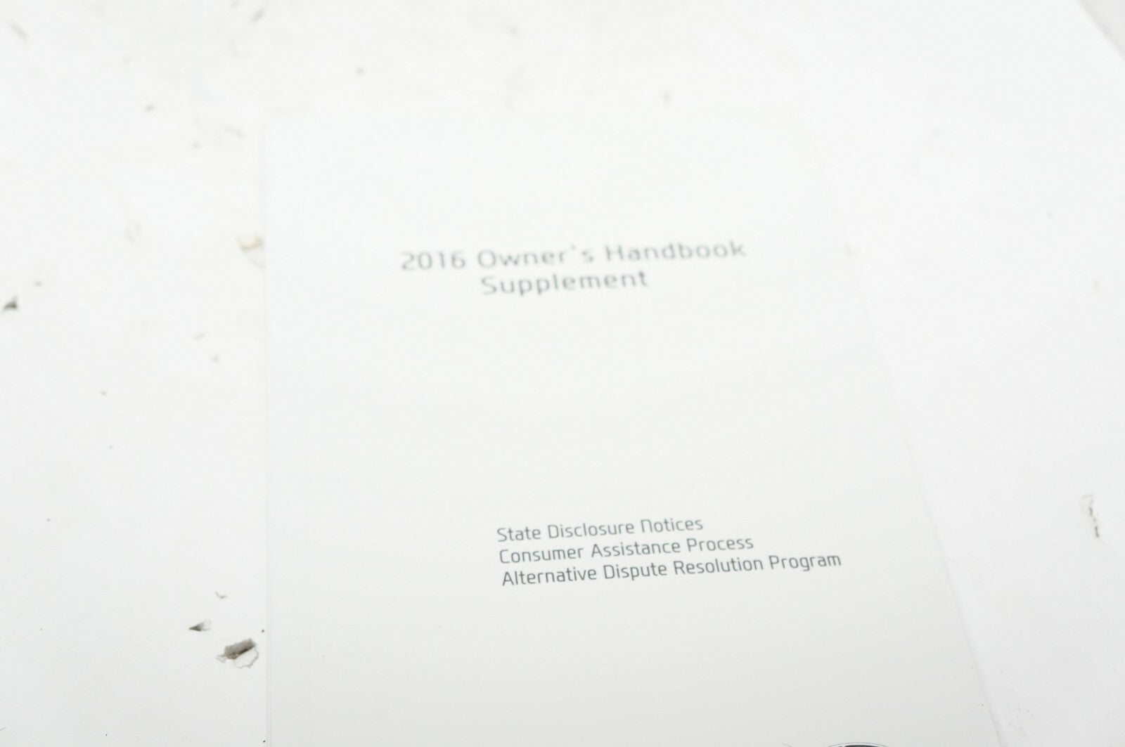 2016 Hyundai Elantra Vehicle Owner's Manual Book Guide Set with case - Alshned Auto Parts