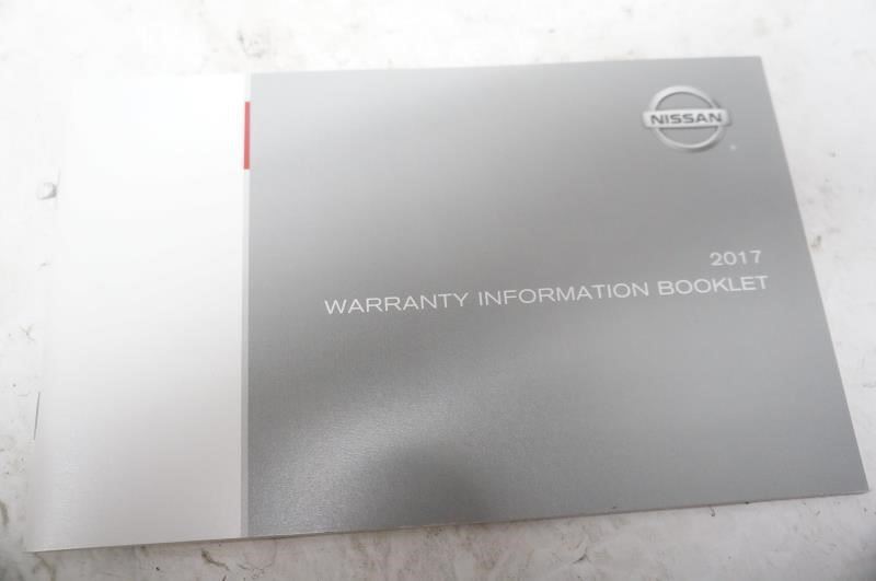 2017 Nissan Maxima Owner's Manual Book Set with Case - Alshned Auto Parts