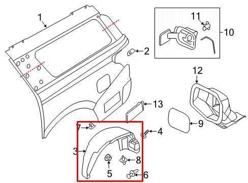 2022-2024 Ford Expedition MAX XLT Rear Left Side Wheelhouse Liner Splash Shield - Alshned Auto Parts