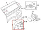 2022-2024 Ford Expedition MAX XLT Rear Left Side Wheelhouse Liner Splash Shield - Alshned Auto Parts