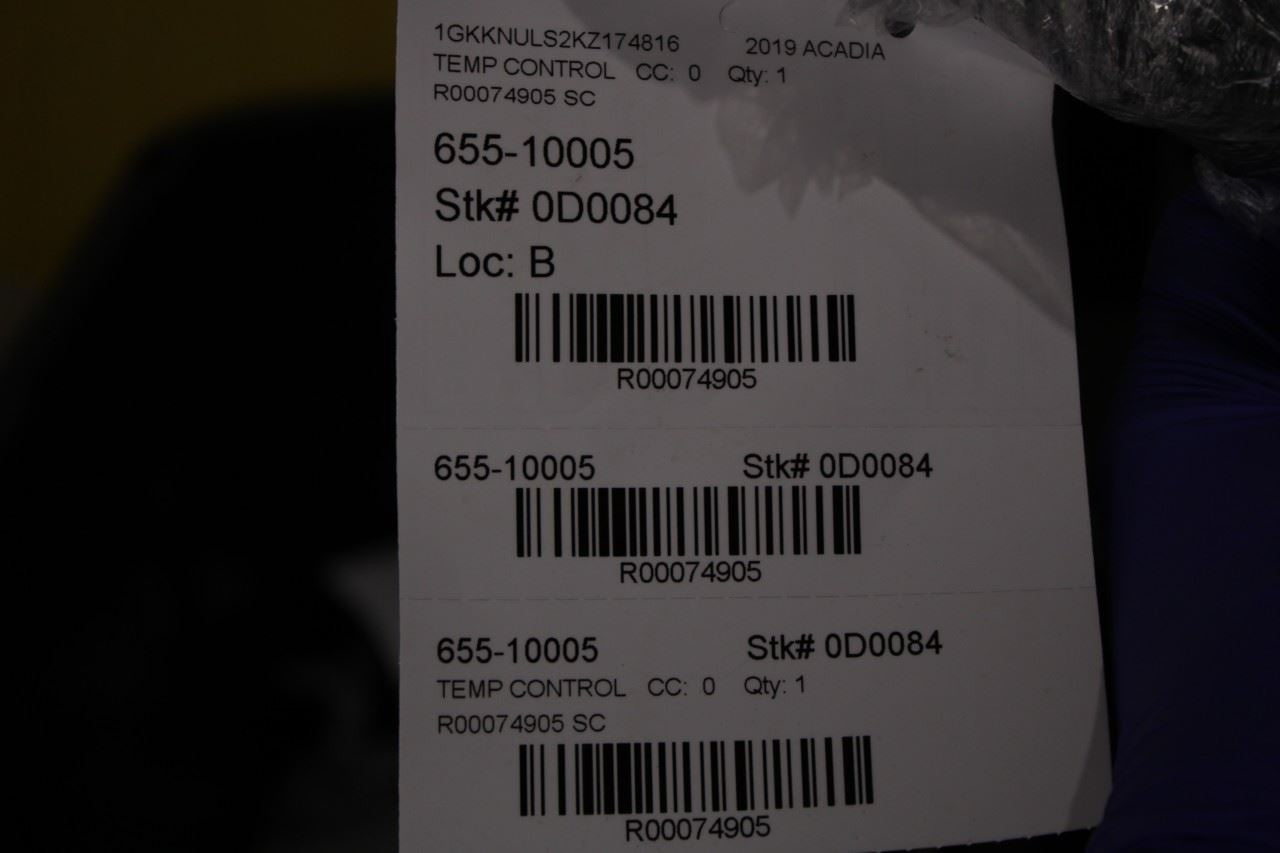 17-23 GMC Acadia SLT-1 Dash AC Heater Temperature Climate Control Panel 84246526 - Alshned Auto Parts