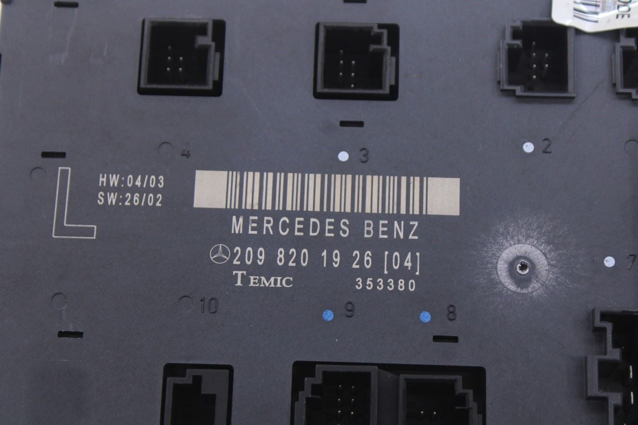 2003-2005 Mercedes-Benz CLK 320 Front Left Side Door Computer Control Module OEM - Alshned Auto Parts