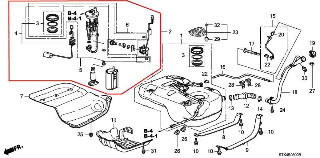 2007-2011 Acura MDX 3.7L AWD Fuel Pump Assembly 17045-STX-A01 OEM1