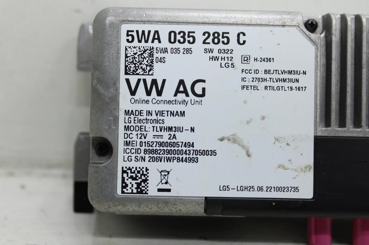 2023 Audi Q3 S Line Telematics Communication Control Module 5WA-035-285-C OEM - Alshned Auto Parts