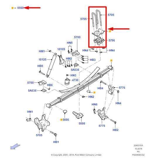 14-16 Ford F250 SD RR RH / LH Suspension Lower U-Bolt Mount Plate BC34-5796 OEM - Alshned Auto Parts