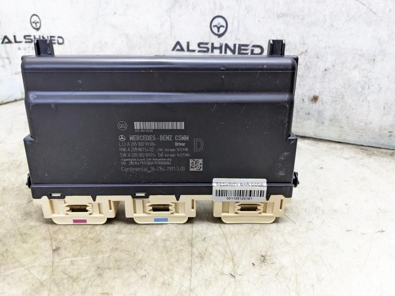 15-18 Mercedes-Benz C300 FR LH Passenger Power Seat Control Module 205-900-99-08 - Alshned Auto Parts