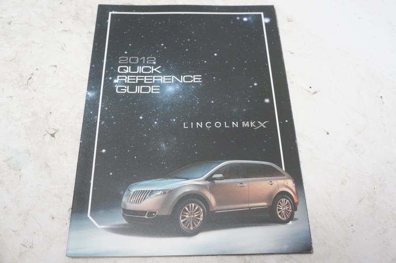 2012 Lincoln MKX Owner's Guide Book Set with Case - Alshned Auto Parts