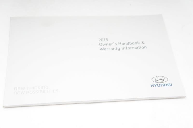 2015 Hyundai Sonata Owner's Manual Book Set with Case - Alshned Auto Parts