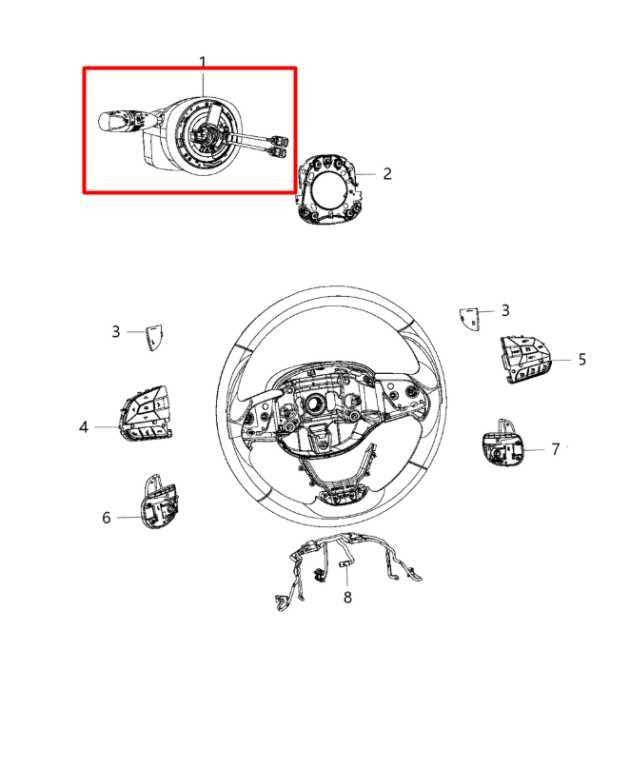 2016-17 Jeep Grand Cherokee 3.6L Steering Column Light Turn Signal Wiper Switch - Alshned Auto Parts