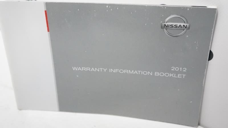 2012 Nissan Altima Owner's Manual Book Set with Case - Alshned Auto Parts