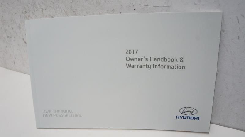 2017 Hyundai Elantra Owner's Manual Book Set - Alshned Auto Parts