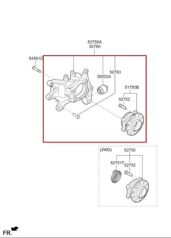 2015-20 Kia Sorento EX Rear Right Passenger Side Spindle Knuckle Hub 52720-C5200 - Alshned Auto Parts