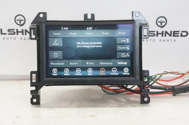 2018-2020 Jeep Wrangler Uconnect 7'' Display Audio Radio Receiver 68428547AD OEM - Alshned Auto Parts