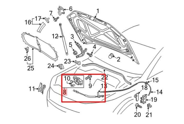 2012-19 Volkswagen Passat SE 1.8L Front Hood Bonnet Lock Latch w/ Release Cable - Alshned Auto Parts