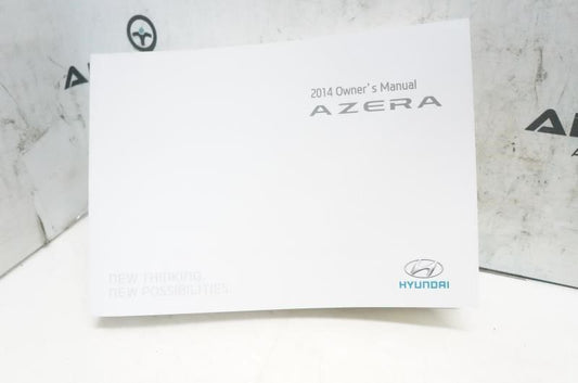 2014 Hyundai Azera Owners Manual set with Case E3V0-EU3DB OEM - Alshned Auto Parts