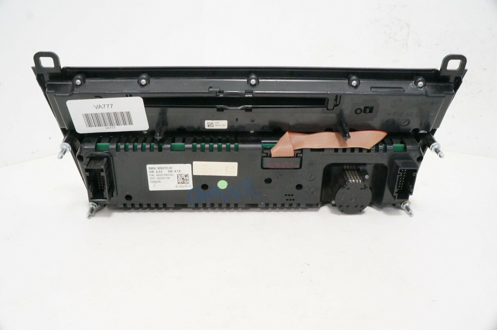 09 10 11 12 BMW 750I F01 Dash FM Radio Faceplate Climate Control 9224751-02 OEM - Alshned Auto Parts
