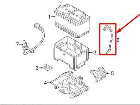 2015-2019 Hyundai Sonata 2.4L Positive Battery Wire Harness 91850-C2010 OEM - Alshned Auto Parts