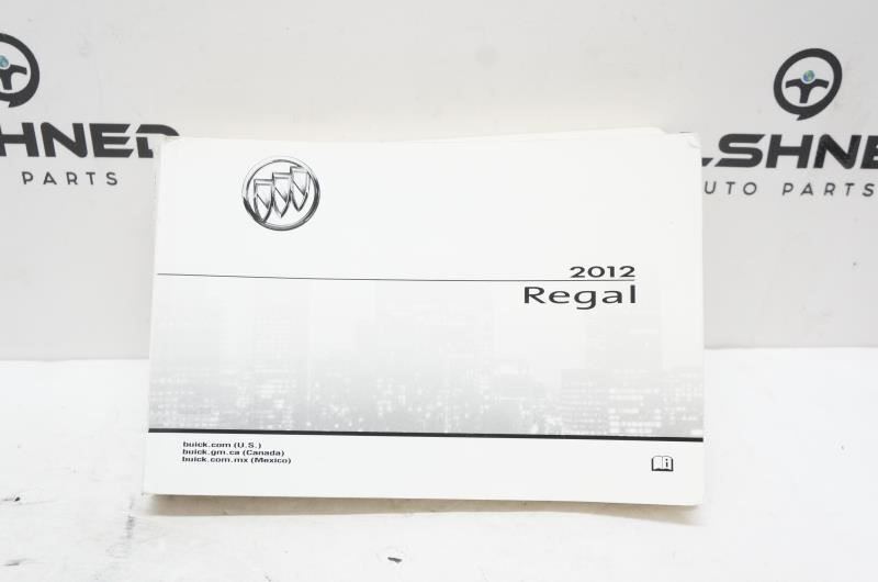 *READ* 2012 Buick Regal Owner's Manual - Alshned Auto Parts