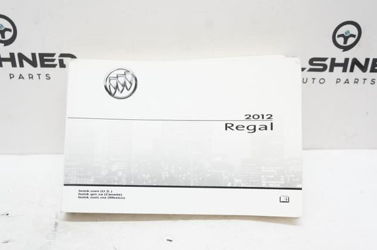 *READ* 2012 Buick Regal Owner's Manual - Alshned Auto Parts