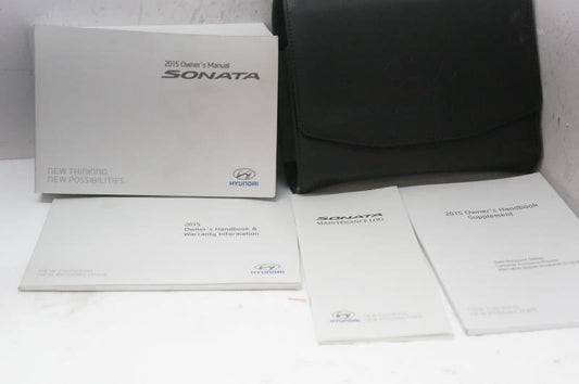 2015 Hyundai Sonata Owner's Manual Book Set with Case - Alshned Auto Parts