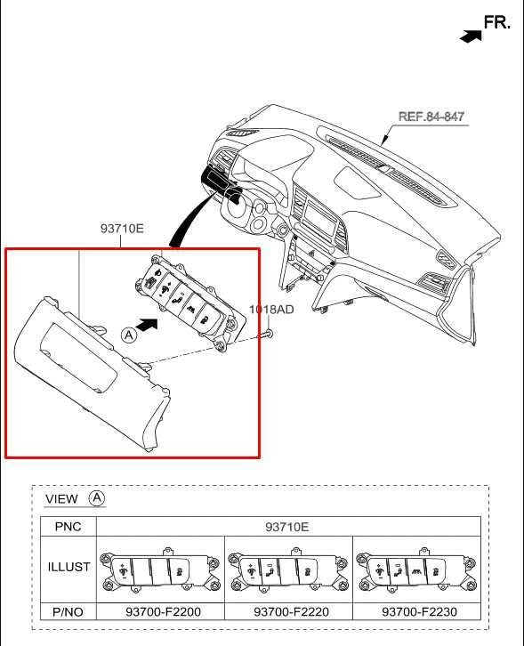16-20 Hyundai Elantra Value Edition Dash Left Dimmer and Traction Control Switch - Alshned Auto Parts