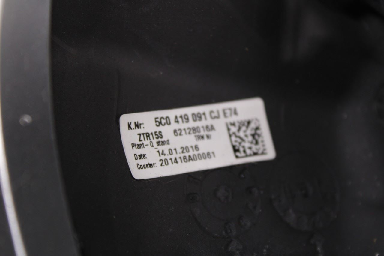 2016-22 Volkswagen Passat SE 1.8L FWD Steering Wheel Leather w/ Control Buttons - Alshned Auto Parts