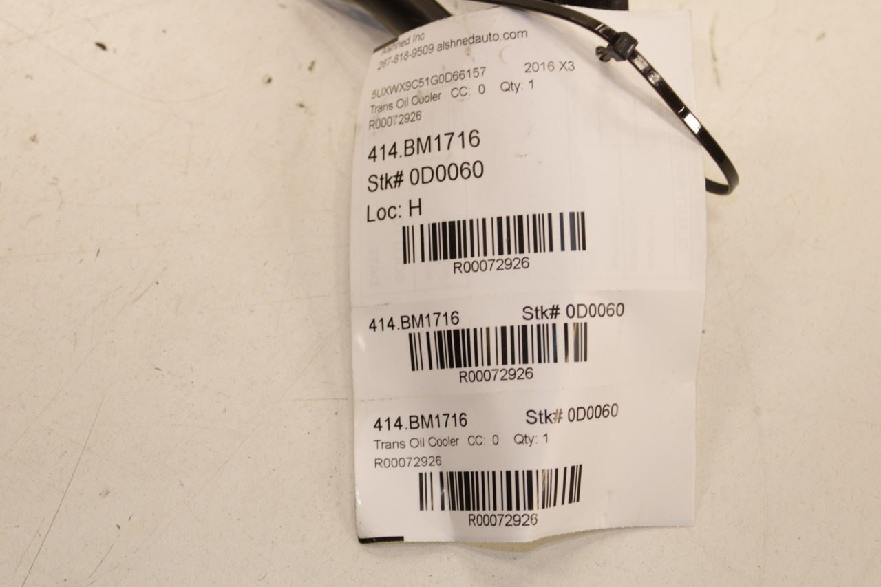 1317 BMW X3 xDrive28i 2.0L AWD Automatic Transmission Oil Cooler Hose Line Set - Alshned Auto Parts