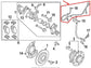 2023-25 Kia Sportage Hybrid EX AWD Rear ABS Wheel Speed Sensor Wire Harness Set - Alshned Auto Parts