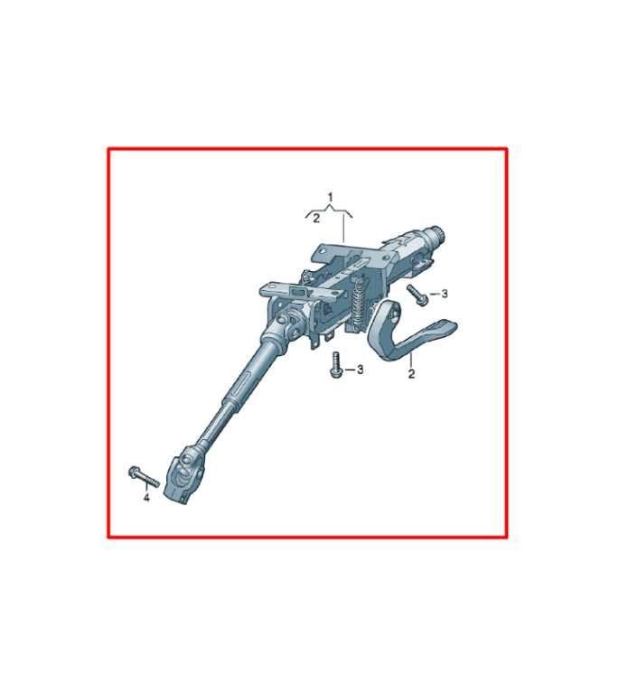 2012-2022 Volkswagen Passat SE 1.8L FWD Steering Column Assembly 1K1419502BM - Alshned Auto Parts