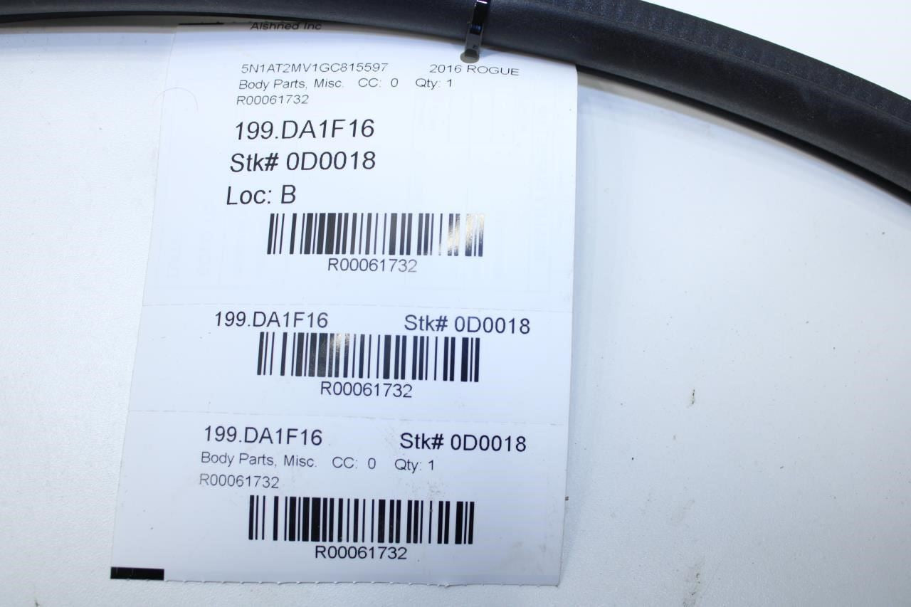2014-2020 Nissan Rogue SV Front Left Door Weatherstrip On Body 76922-7FL0A OEM - Alshned Auto Parts