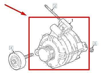 2018-2021 Buick Enclave 3.6L Alternator Generator 13534116 OEM - Alshned Auto Parts