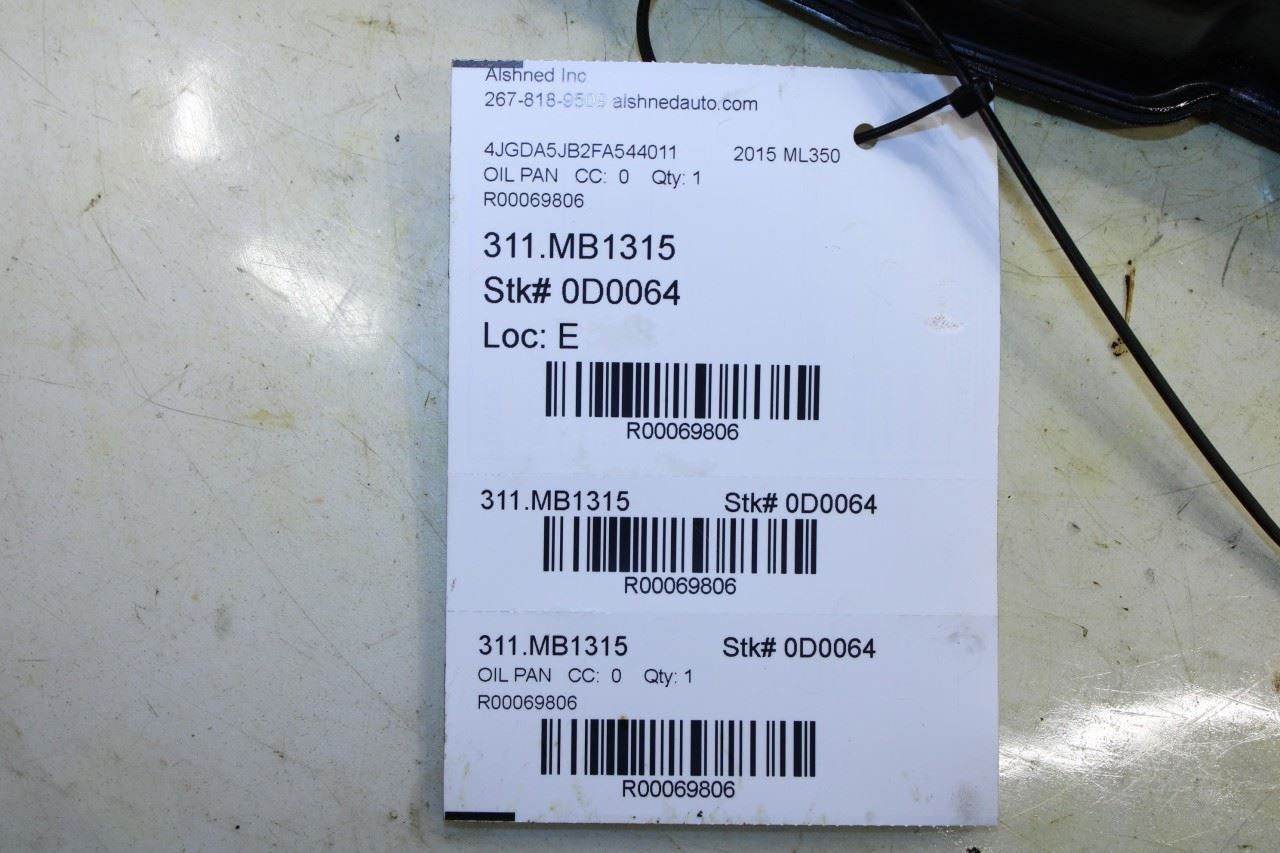 2012-2015 Mercedes-Benz ML350 3.5L Transmission Oil Sump Pan 222-270-05-12 OEM - Alshned Auto Parts