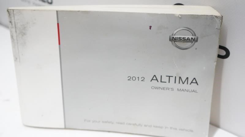 2012 Nissan Altima Owner's Manual Book Set with Case - Alshned Auto Parts