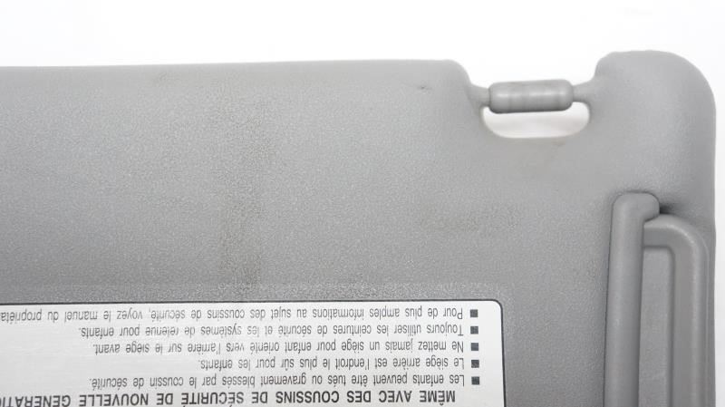 06-09 Toyota Rav4 Passenger Right Side Sun Visor (Gray) OEM 74310-42450-A0 - Alshned Auto Parts