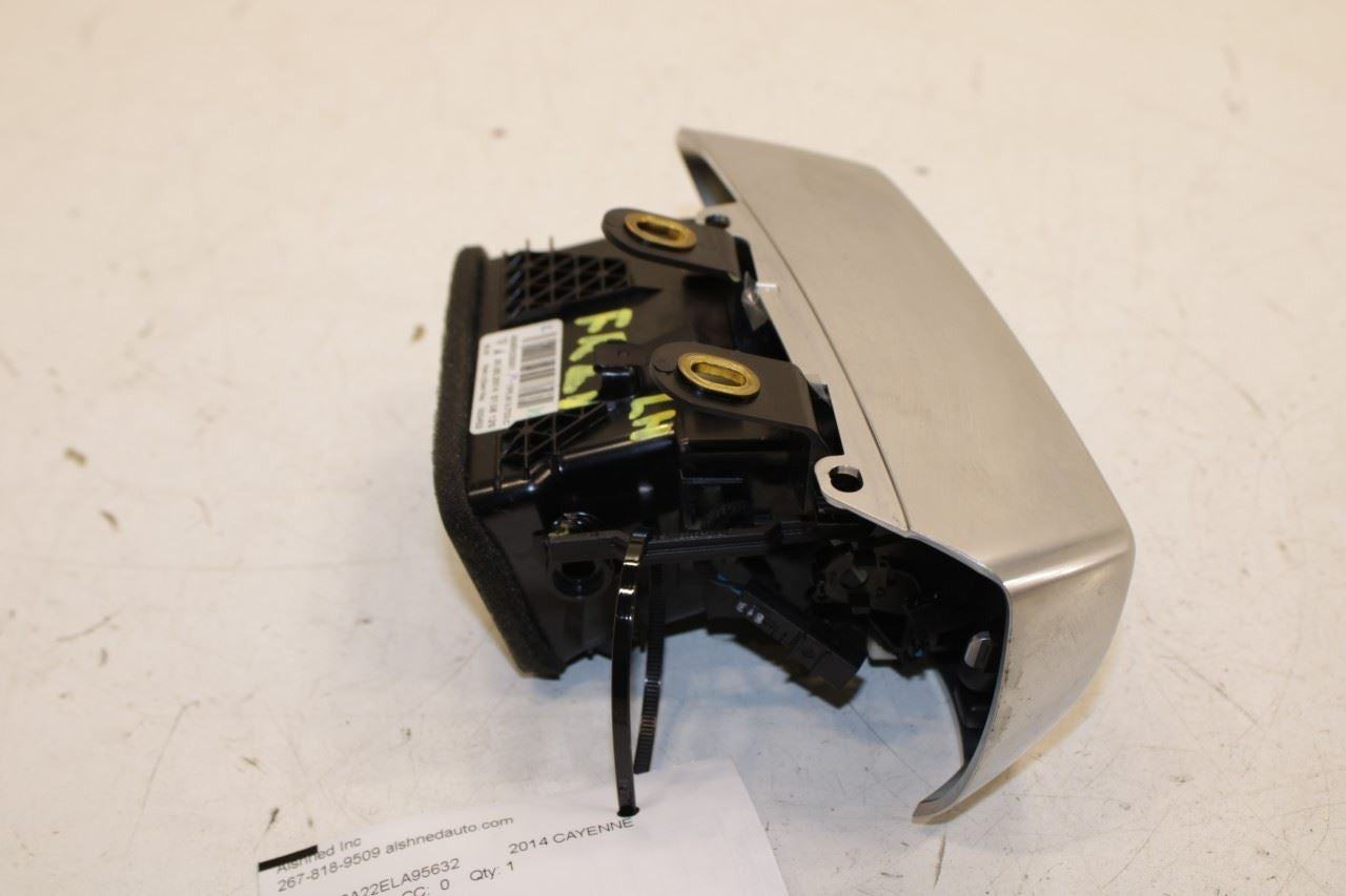 11-18 Porsche Cayenne Platinum Front Left Driver Side Dash Outer Air Vent Grille4
